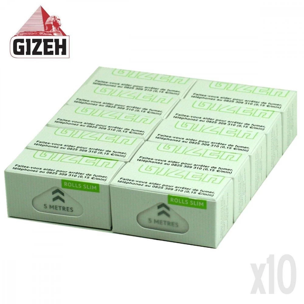 10 Rouleaux De Feuilles à Rouler (Rolls Slim) - Gizeh 4 10 Rouleaux De Feuilles à Rouler (Rolls Slim) - Gizeh – Image 2