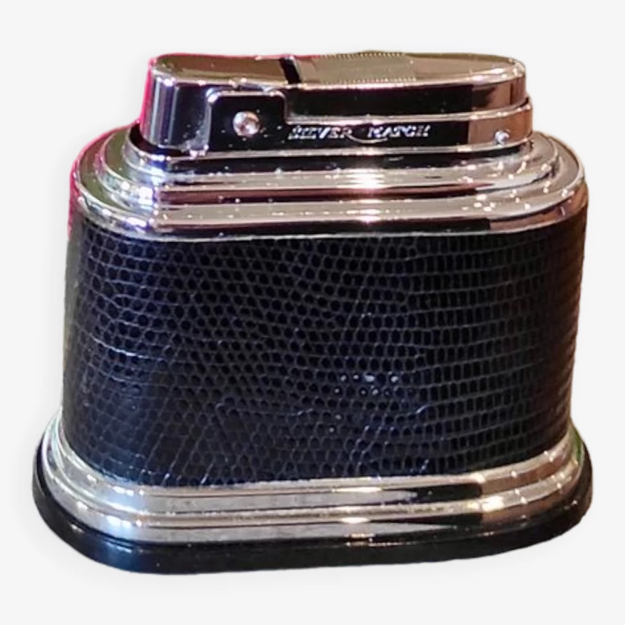 Briquet De Table Silver Match, Années 70 3 Briquet De Table Silver Match, Années 70