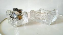 Briquet Et Cendrier En Verre Givré Kalmar Design Années 70 -Fournitures Pour Fumeurs 1d862884 b3f8 4aed aaf5 454a3b76ffcc