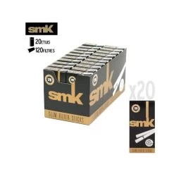 20 Etuis De Filtres Slim En Stick - SMK -Fournitures Pour Fumeurs 20 etuis de filtres slim en stick smk 3