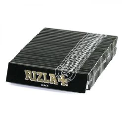 25 Cahiers De Feuilles Slim - Rizla Black -Fournitures Pour Fumeurs 25 cahiers de feuilles slim rizla black 3