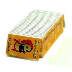 25 Carnets De Papier à Rouler Zig Zag Jaune -Fournitures Pour Fumeurs 25 carnets de feuilles a rouler zig zag jaune 3