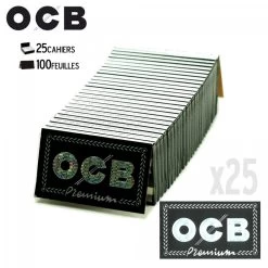25 Carnets De Feuilles OCB Premium