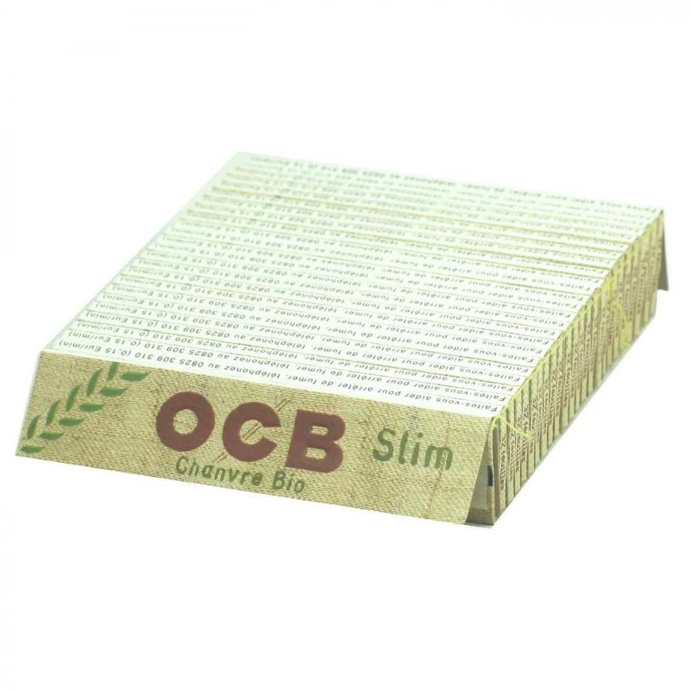 25 Carnets De Feuilles Slim - OCB Chanvre Bio 6 25 Carnets De Feuilles Slim - OCB Chanvre Bio – Image 4