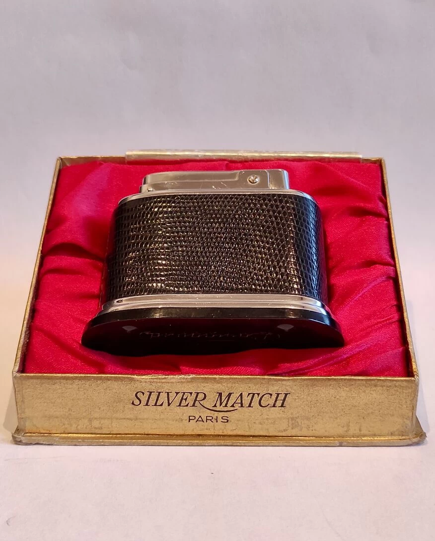 Briquet De Table Silver Match, Années 70 6 Briquet De Table Silver Match, Années 70 – Image 4