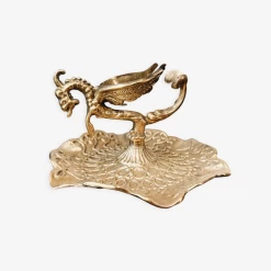 Porte-briquet Et Cendrier En Bronze “dragon”