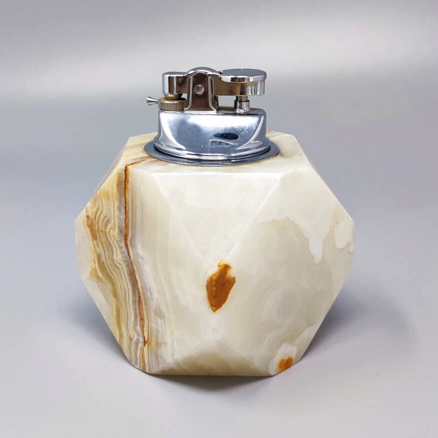 Cendrier Et Briquet En Onyx, Fabriqué En Italie, 1960 9 Cendrier Et Briquet En Onyx, Fabriqué En Italie, 1960 – Image 7