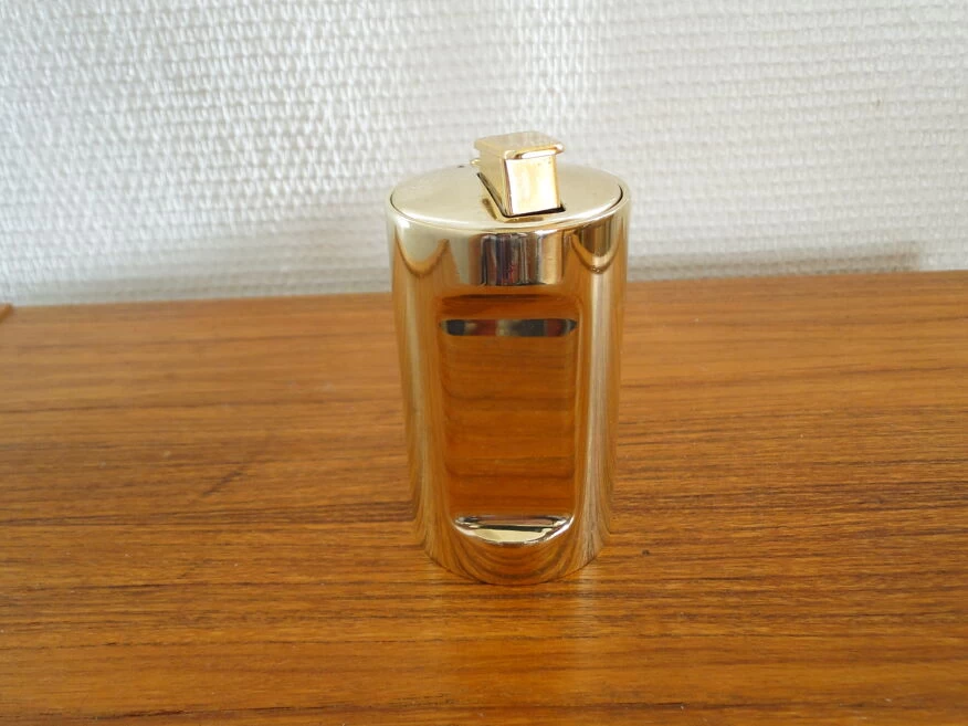 Briquet De Table Vintage En Laiton Pierre Forssell Pour Skultuna Suède 1960's 6 Briquet De Table Vintage En Laiton Pierre Forssell Pour Skultuna Suède 1960's – Image 4