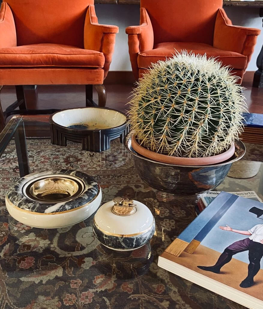 Cendrier Marbré Et Briquet De Table, Tommaso Barbi B Ceramiche, Vers 1970 6 Cendrier Marbré Et Briquet De Table, Tommaso Barbi B Ceramiche, Vers 1970 – Image 4