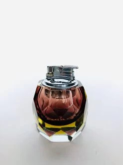 Briquet De Table Lie De Vin Et Jaune En Verre De Murano Sommerso Par Flavio Poli, Années 1960 -Fournitures Pour Fumeurs 8119f915 3873 49c1 a0ac b15c63d1bb17
