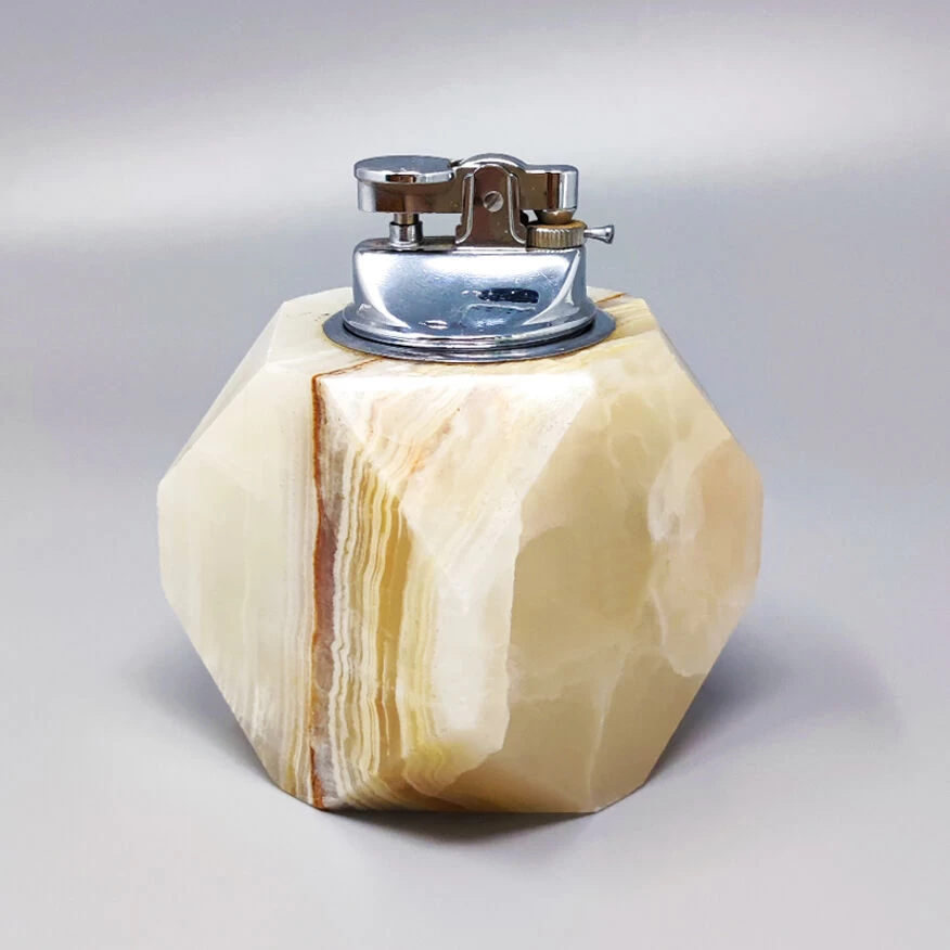 Cendrier Et Briquet En Onyx, Fabriqué En Italie, 1960 8 Cendrier Et Briquet En Onyx, Fabriqué En Italie, 1960 – Image 6