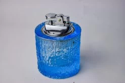Briquet Glaçon Par Antonio Imperatore, Verre De Murano Bleu, Italie, 1970 -Fournitures Pour Fumeurs 9f959087 00ff 47c9 a474 9f424c9e26b1
