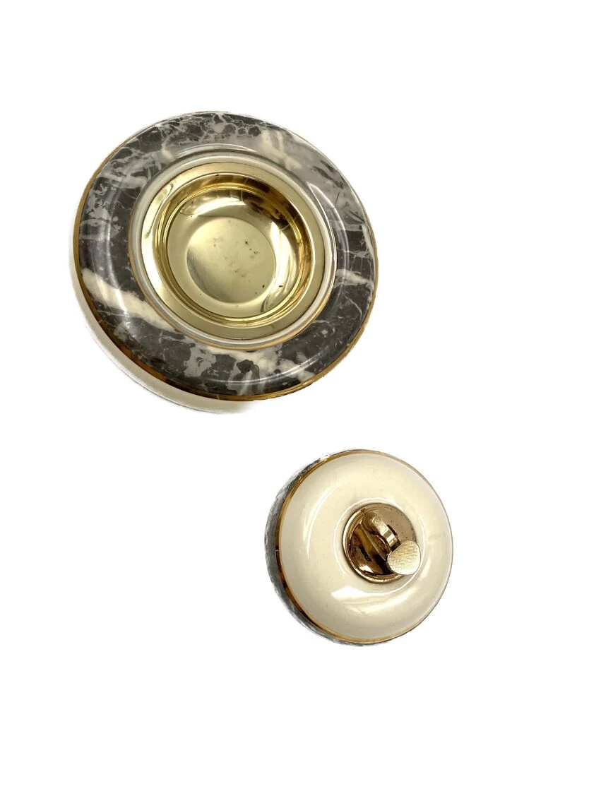 Cendrier Marbré Et Briquet De Table, Tommaso Barbi B Ceramiche, Vers 1970 18 Cendrier Marbré Et Briquet De Table, Tommaso Barbi B Ceramiche, Vers 1970 – Image 16