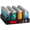 Barquette De 24 Briquets Djeep Assortis - Underwater 2 Barquette De 24 Briquets Djeep Assortis - Underwater -Fournitures Pour Fumeurs barquette de 24 briquets djeep assortis underwater