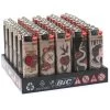 Bic Barquette De 50 Briquets J26 Tattoo -Fournitures Pour Fumeurs barquette de 50 briquets j26 tattoo