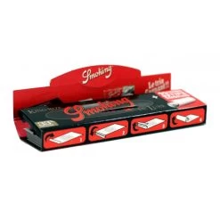 Boite 24 Carnets De Feuille Smoking Deluxe King Size Avec Filtre - Feuille + Tips -Fournitures Pour Fumeurs boite 24 carnets de feuille smoking deluxe king size avec filtre feuille tips 2