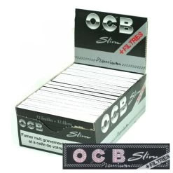 Boite 32 Carnets De Feuille OCB Slim + Tips -Fournitures Pour Fumeurs boite 32 carnets de feuille ocb slim tips 4