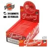 Boite De 24 Carnets De Feuilles Slim + Filtres Cartons Smoking Thinnest -Fournitures Pour Fumeurs boite de 24 carnets de feuilles slim filtres cartons smoking thinnest