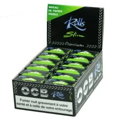 Boite De 24 Rouleaux De Feuilles (Rolls) Slim - OCB Premium -Fournitures Pour Fumeurs boite de 24 rouleaux de feuilles rolls slim ocb premium 3