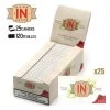 Boite De 25 Carnets De Feuilles à Rouler Done In Paper White Natural -Fournitures Pour Fumeurs boite de 25 carnets de feuilles a rouler done in paper white natural