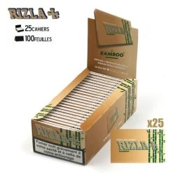 Boite De 25 Paquets De Feuilles à Rouler Rizla Bamboo