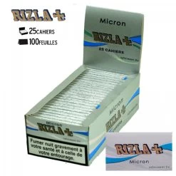 Boite De 25 Paquets De Feuilles à Rouler - Rizla Micron 7 Boite De 25 Paquets De Feuilles à Rouler - Rizla Micron -Fournitures Pour Fumeurs boite de 25 paquets de feuilles a rouler rizla micron 1