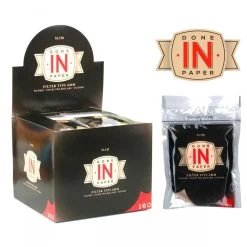 Boite De 30 Sachets De 160 Filtres Slim DONE IN PAPER 11 Boite De 30 Sachets De 160 Filtres Slim DONE IN PAPER -Fournitures Pour Fumeurs boite de 30 sachets de 160 filtres slim done in paper 4