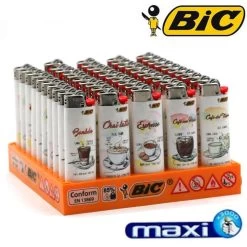 Boite De 50 Briquets Maxi BIC - Café