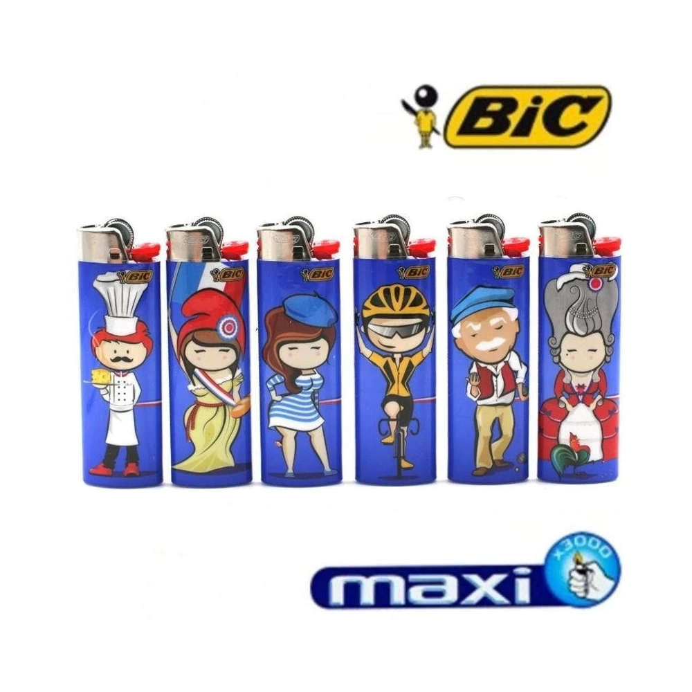 Boite De 50 Briquets Maxi BIC - France 4 Boite De 50 Briquets Maxi BIC - France – Image 2
