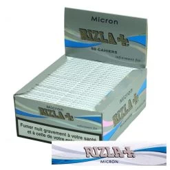 Boite De 50 Cahiers De Feuilles Slim Rizla Micron -Fournitures Pour Fumeurs boite de 50 cahiers de feuilles slim rizla micron 4