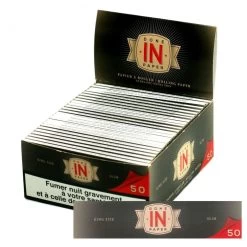 Boite De 50 Carnets De Feuilles à Rouler Slim - DONE IN PAPER -Fournitures Pour Fumeurs boite de 50 carnets de feuilles a rouler slim done in paper 4