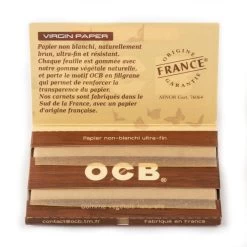 Boîte De 50 Carnets De Feuilles OCB Virgin Regular -Fournitures Pour Fumeurs boite de 50 carnets de feuilles ocb virgin regular 4