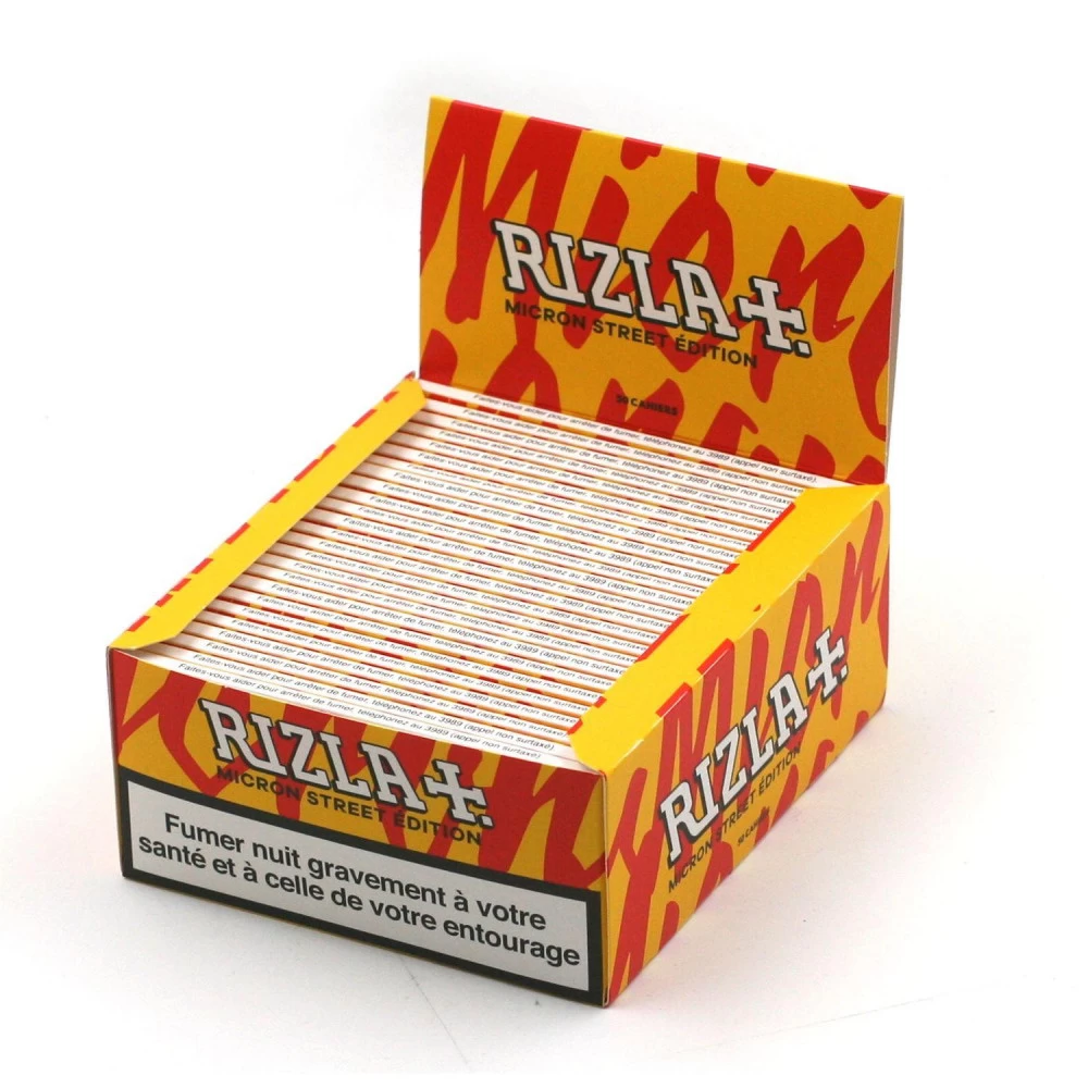 Boite De 50 Carnets De Feuilles Slim à Rouler - Rizla Micron 'Street Edition' 4 Boite De 50 Carnets De Feuilles Slim à Rouler - Rizla Micron 'Street Edition' – Image 2