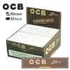 Boite De 50 Paquets De Feuilles OCB Slim, Non-Blanchi -Fournitures Pour Fumeurs boite de 50 paquets de feuilles ocb slim non blanchi