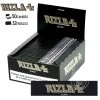 Boite De 50 Paquets De Feuilles Slim - Rizla Black