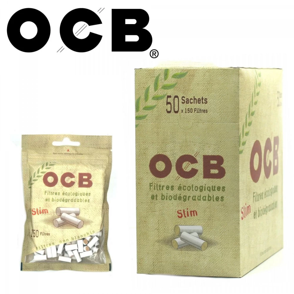 Boite De 50 Sachets De Filtres Slim Bio - OCB 4 Boite De 50 Sachets De Filtres Slim Bio - OCB – Image 2