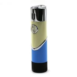 Briquet Cylindre Bicolore Volkswagen Bleu Et Beige -Fournitures Pour Fumeurs briquet cylindre bicolore volkswagen bleu et beige 2