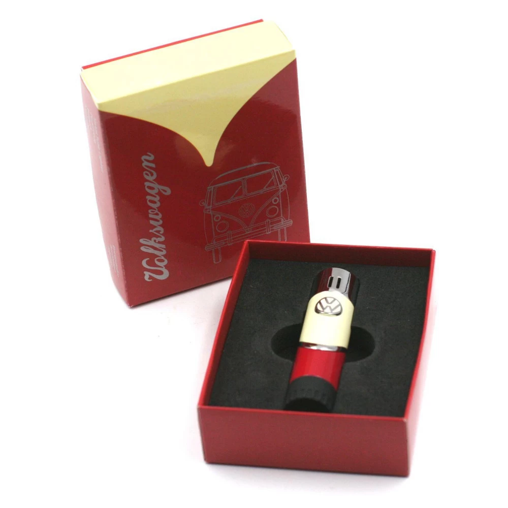 Briquet Cylindre Bicolore Volkswagen Rouge Et Beige 6 Briquet Cylindre Bicolore Volkswagen Rouge Et Beige – Image 4