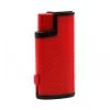 Briquet Turbo Métal Avec Perce Cigare Intégrer – Rouge -Fournitures Pour Fumeurs briquet turbo metal avec perce cigare integrer rouge