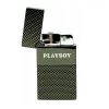 Champ Briquet Windproof - Logo Playboy Anthracite -Fournitures Pour Fumeurs briquet windproof logo playboy anthracite