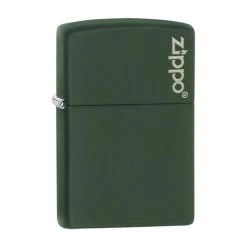 Briquet Zippo Logo - Vert Mat