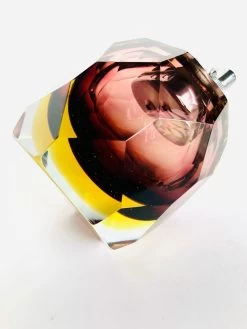 Briquet De Table Lie De Vin Et Jaune En Verre De Murano Sommerso Par Flavio Poli, Années 1960 -Fournitures Pour Fumeurs c65934e1 e909 47ba a157 79d4bc356ded