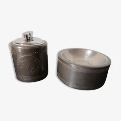 Ensemble Briquet De Table Et Cendrier