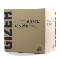 Carton De 40 Boîtes De 250 Tubes - Gizeh -Fournitures Pour Fumeurs carton de 40 boites de 250 tubes gizeh 2