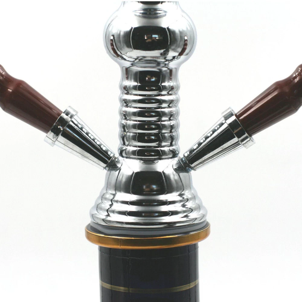 Chicha Al Malik - Double Tuyaux - Or 6 Chicha Al Malik - Double Tuyaux - Or – Image 4