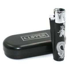Clipper Métal Avec Etui – Black Super Dragons