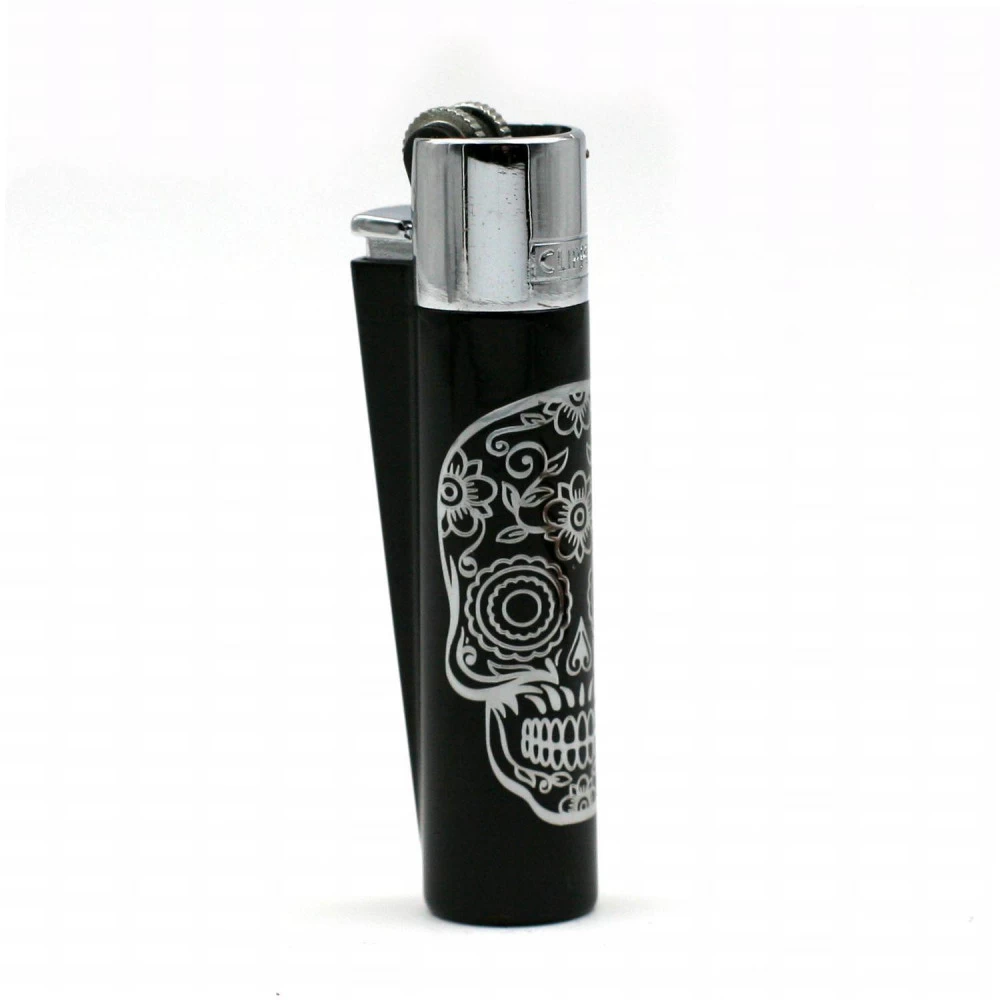 Clipper Métal - Skull Silver 3 Clipper Métal - Skull Silver