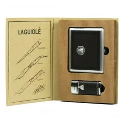 Champ Coffret Laguiole - Briquet Et Etui à Cigarettes Brun