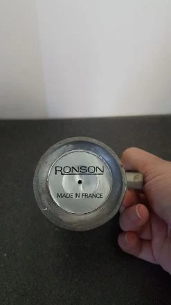 Briquet Silver Ronson "Le Dix" Laiton Et Métal -Fournitures Pour Fumeurs d5578e38 541d 42e0 b63f 519c687beb29