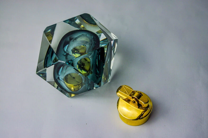 Briquet Sommerso Gris Par Seguso, Murano, Italie, 1970 8 Briquet Sommerso Gris Par Seguso, Murano, Italie, 1970 – Image 6